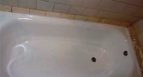 Реставрация ванны жидким акрилом | Третьяковская